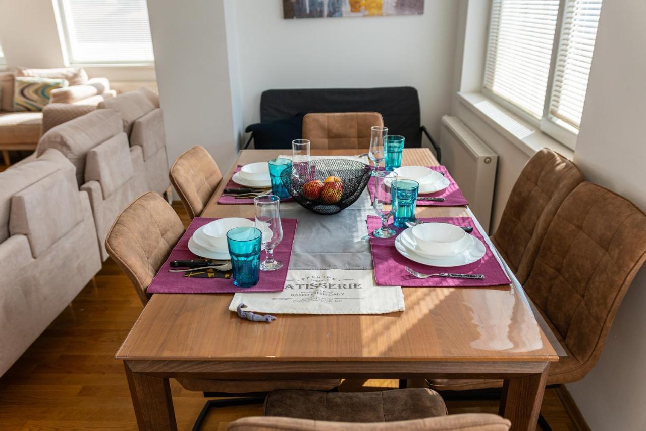 Skopje Eluxory Apartments מראה חיצוני תמונה