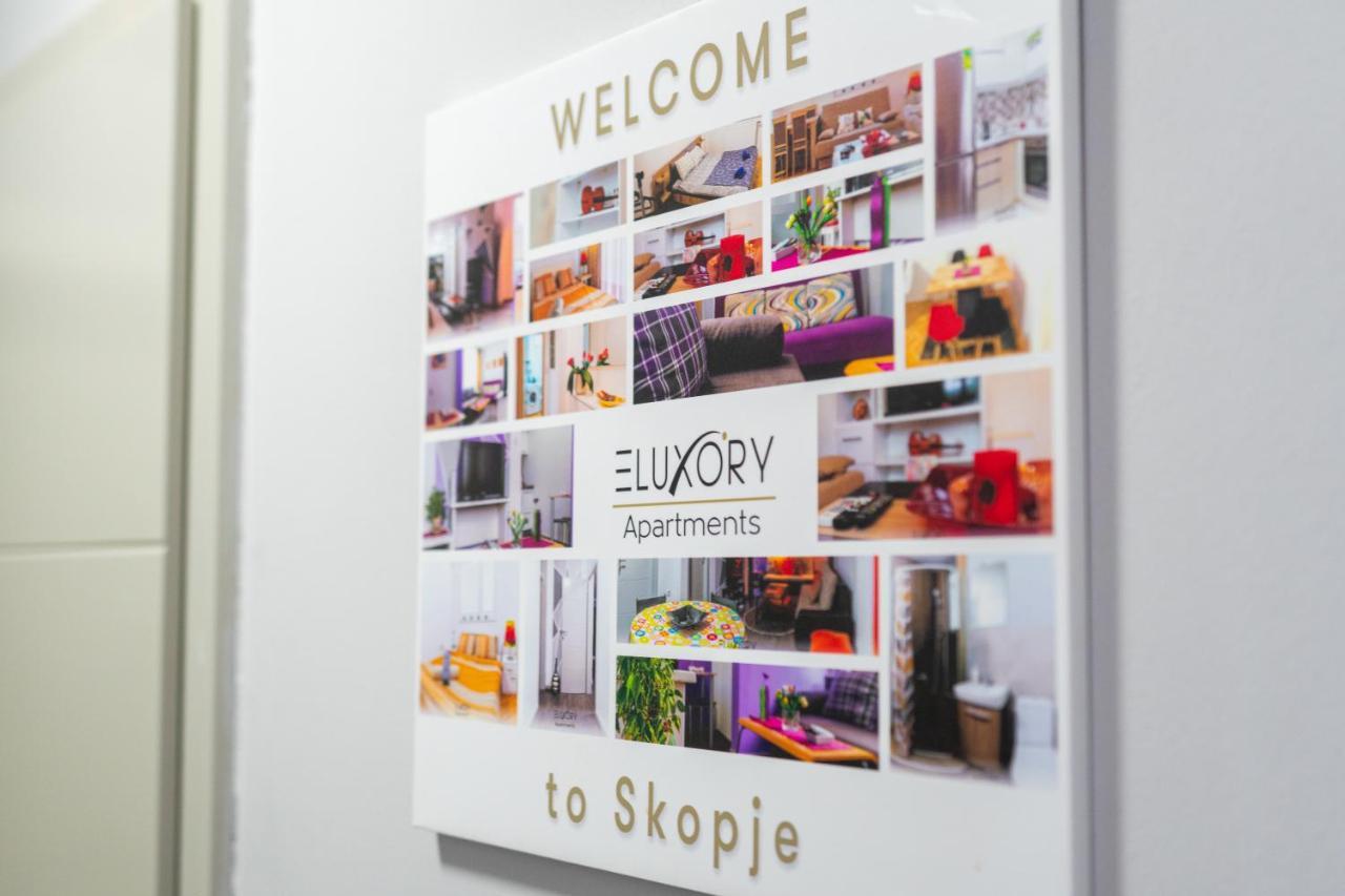 Skopje Eluxory Apartments מראה חיצוני תמונה