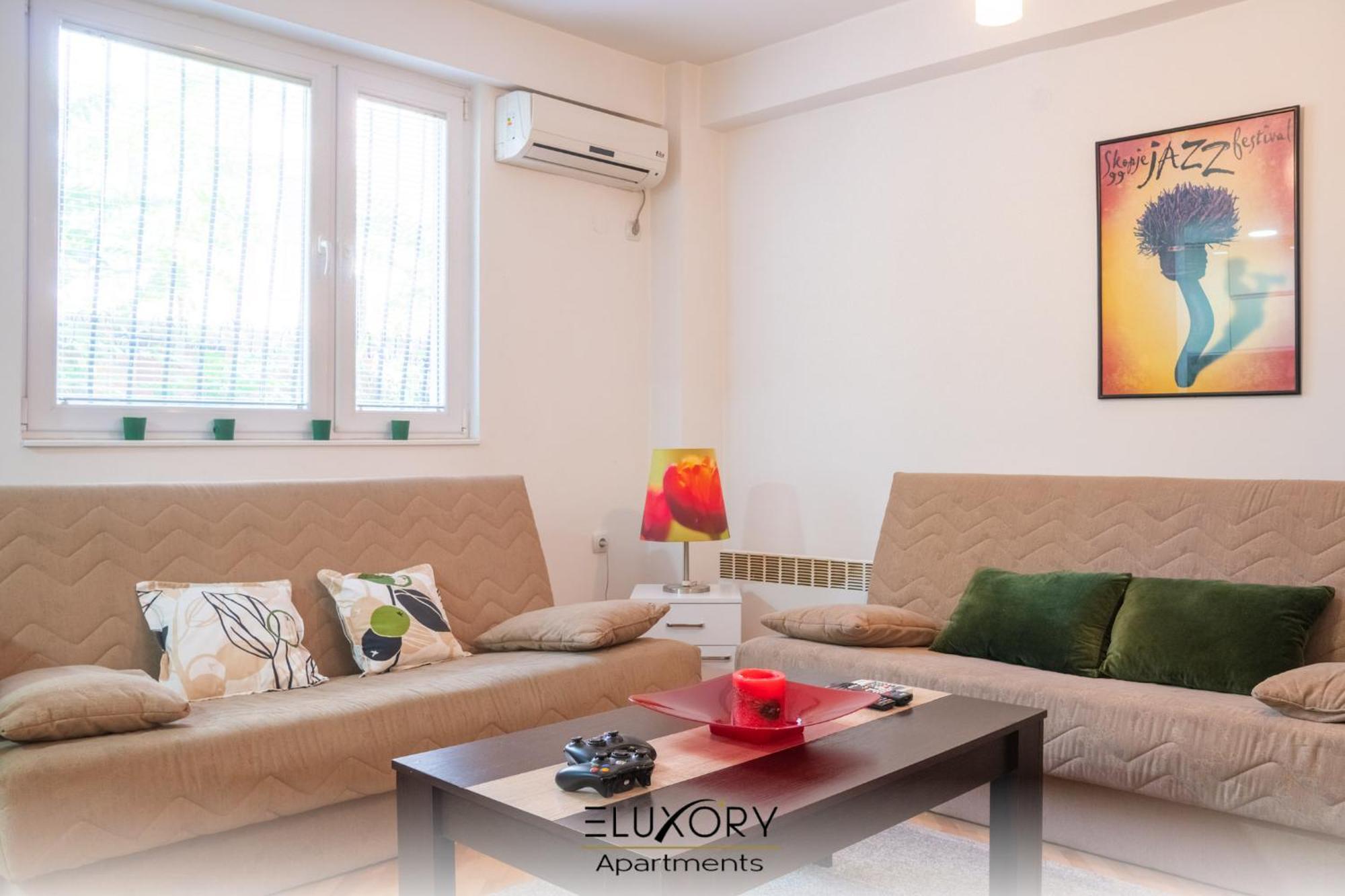 Skopje Eluxory Apartments מראה חיצוני תמונה